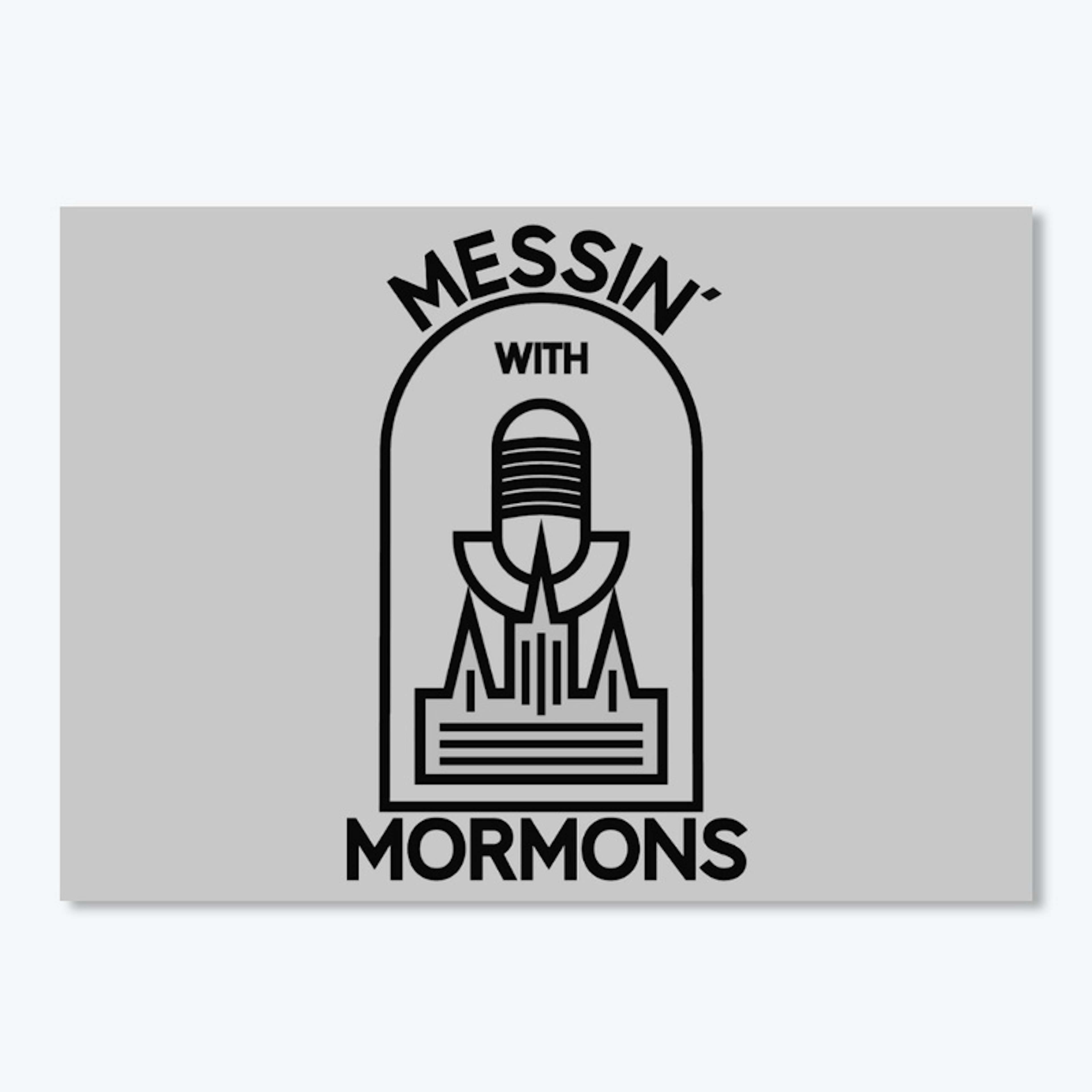 Messin' With Mormons Black Logo
