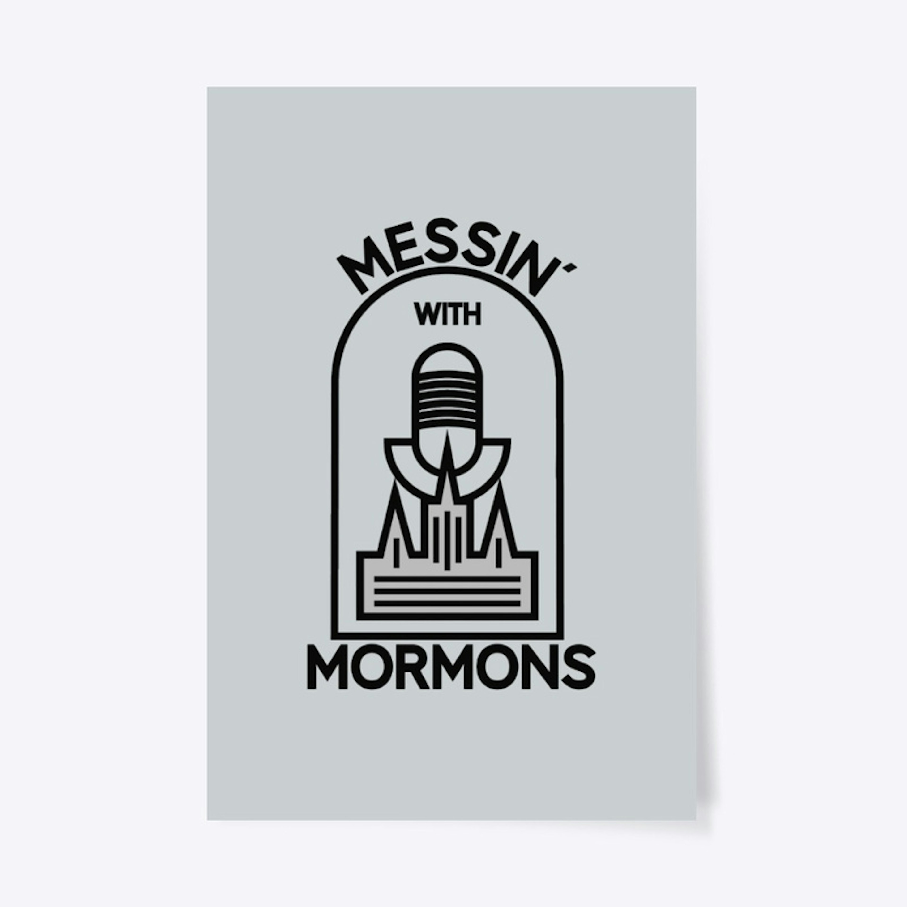 Messin' With Mormons Black Logo